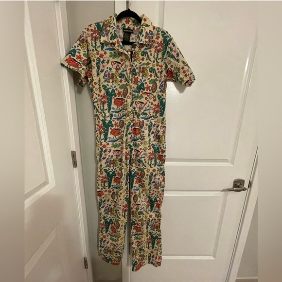 Nooworks Bug Out Print Coveralls / Jumpsuit – Size Small – NWT - Picture 6 of 7
